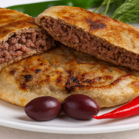 رغيف حواوشي بلدي بلحم بقري أو جملي - بسعر 25 جنيه