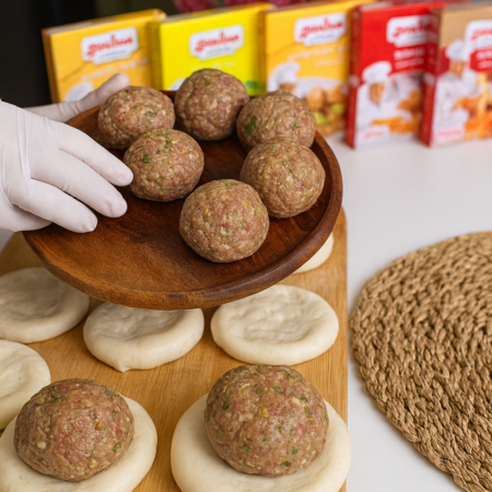 كيلو حواوشي جاهز – محشو بلحم متبل بلدي – بسعر 250 جنيه